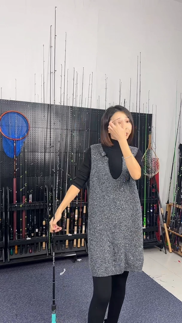 1.8m碳素XQ四节1.8米枪柄（瑕疵尾货竿，没有售后，介意勿拍）