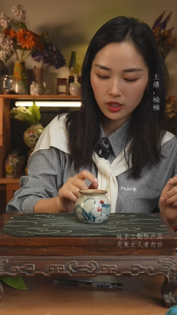 摆件景德镇陶瓷原创花器花器