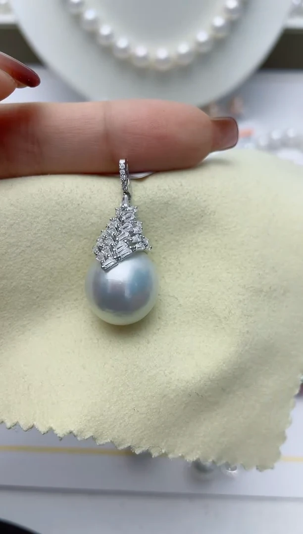 【闪购商品】海水珍珠颈饰银S925镶嵌W26