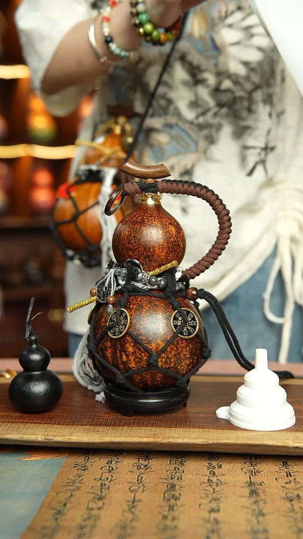 61号精品大漆酒葫芦防腐防渗装水茶酒