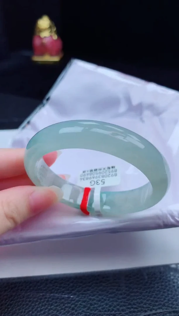 翡翠手镯未镶嵌缅甸天然翡翠A货手镯