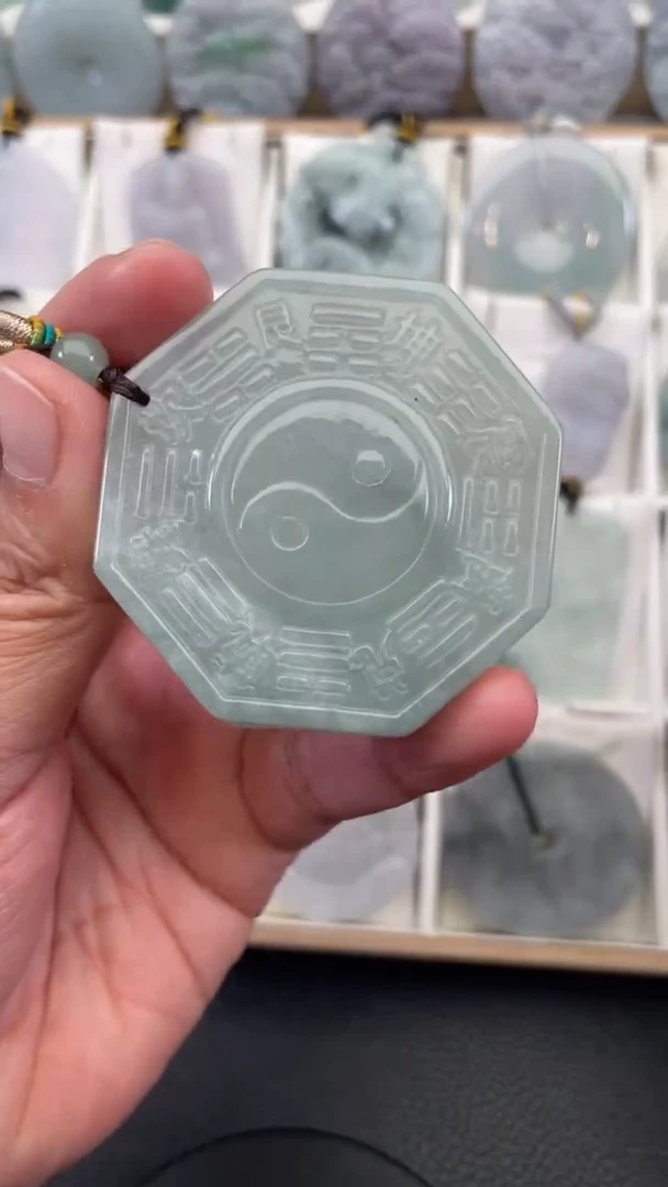 颈饰未镶嵌翡翠天然缅甸翡翠A货443