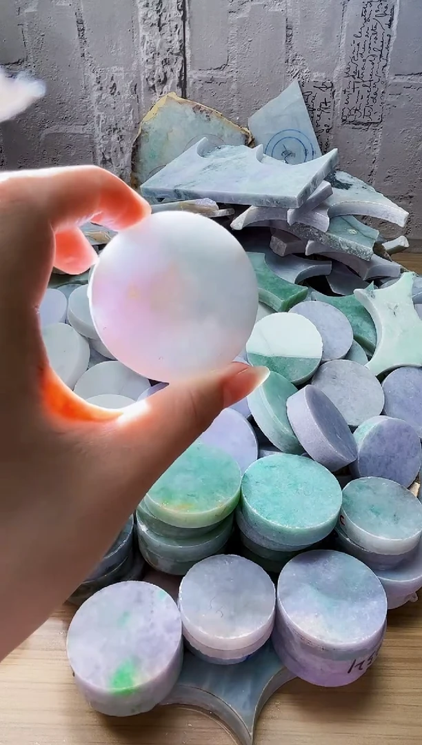 裸石翡翠天然翡翠A货308