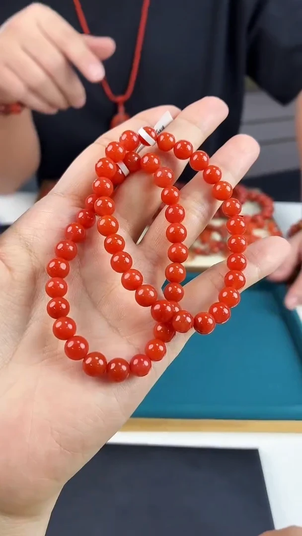 未镶嵌保山手串7mm南红玛瑙（多样式发其一）