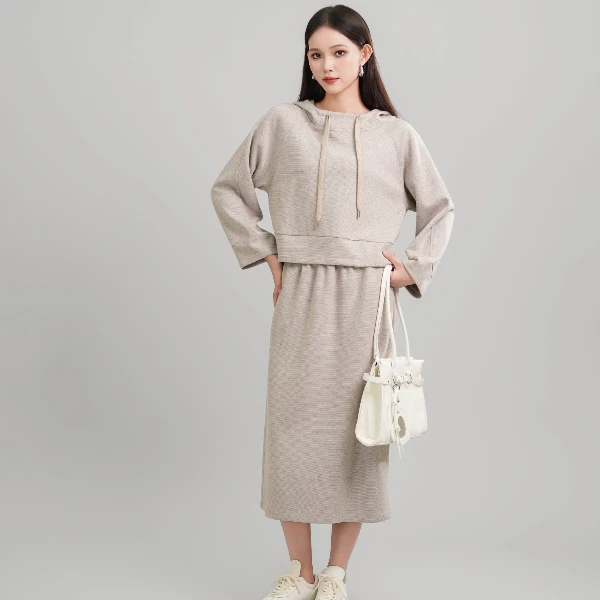 vco/微酷休闲风韩系通勤风女装INS风简约时尚套装秋季慵懒风春秋