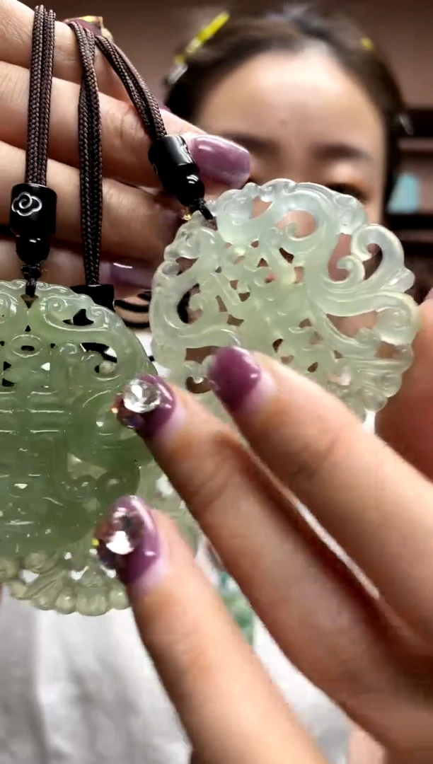 岫玉未镶嵌吊坠多样性发货其中发一