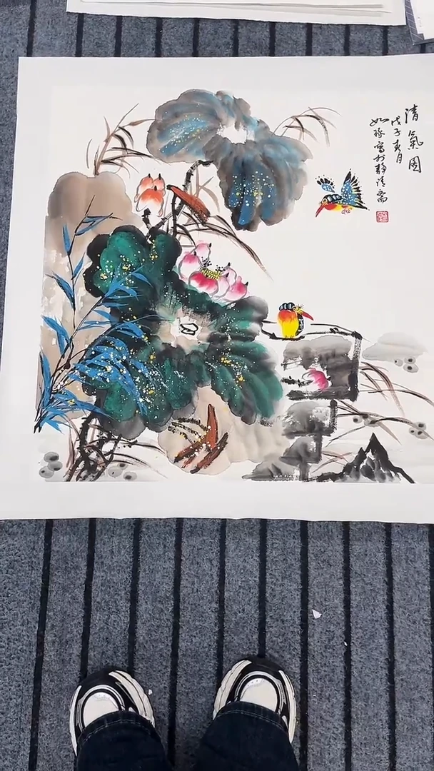 精品国画花鸟作品