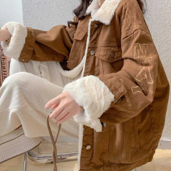 A121 翻领夹棉短款外套