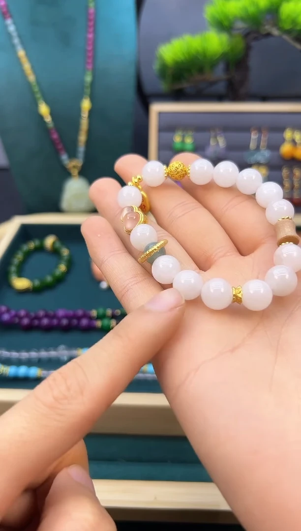 【闪购商品】和田玉耳饰14K金镶嵌SSSSSSS