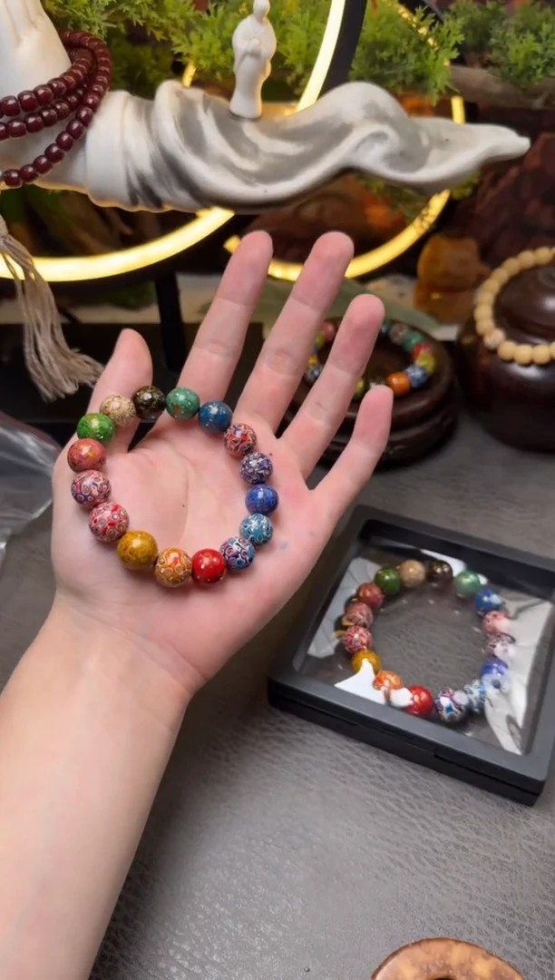 大漆工艺品手串/手链大漆多宝圆珠1.2