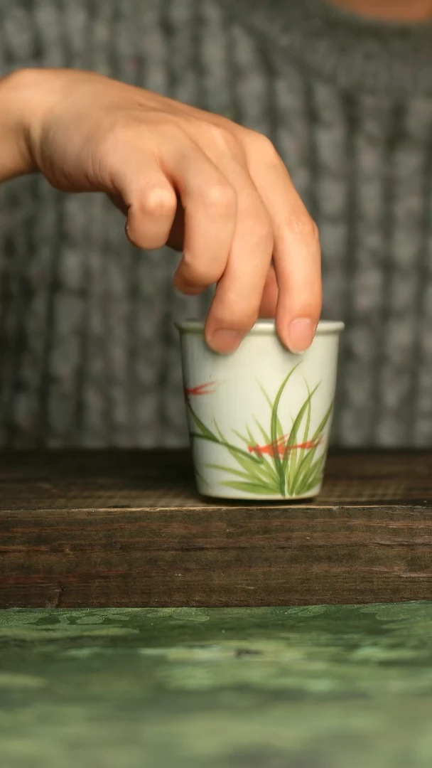 瓷器青诗集手工手绘瓷器