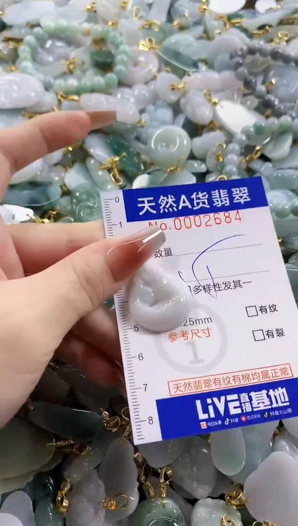 颈饰未镶嵌翡翠天然A货翡翠
