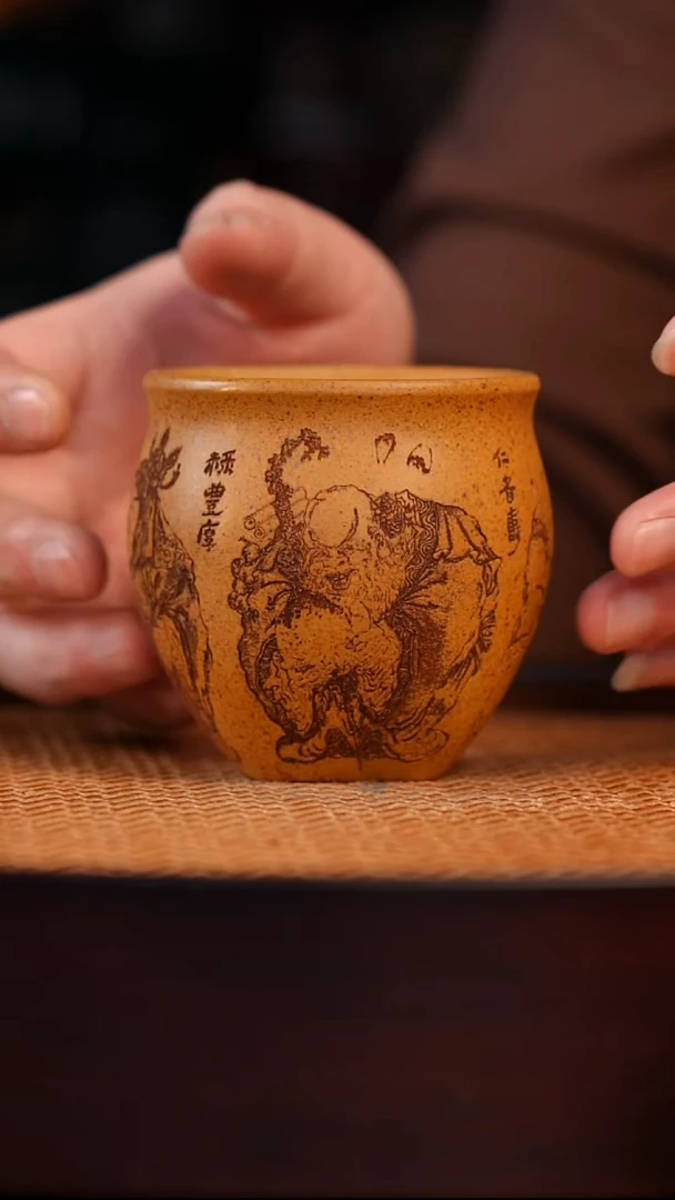 茶杯紫砂宜兴全手工紫砂杯