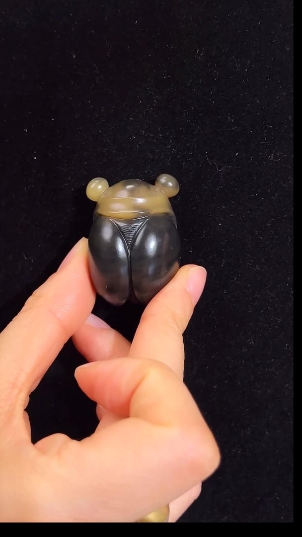 吊坠(赠链)未镶嵌和田玉新疆若羌楼兰三色七星小胖胖