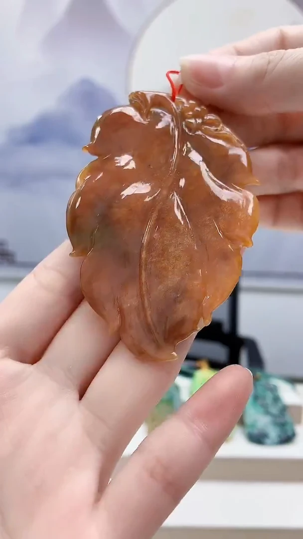 未镶嵌定制翡翠4812ry-毛货挂件74