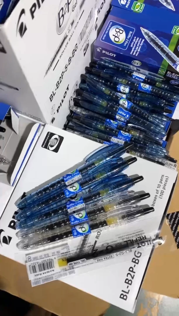 百乐宝特瓶中性笔5支加一只笔芯