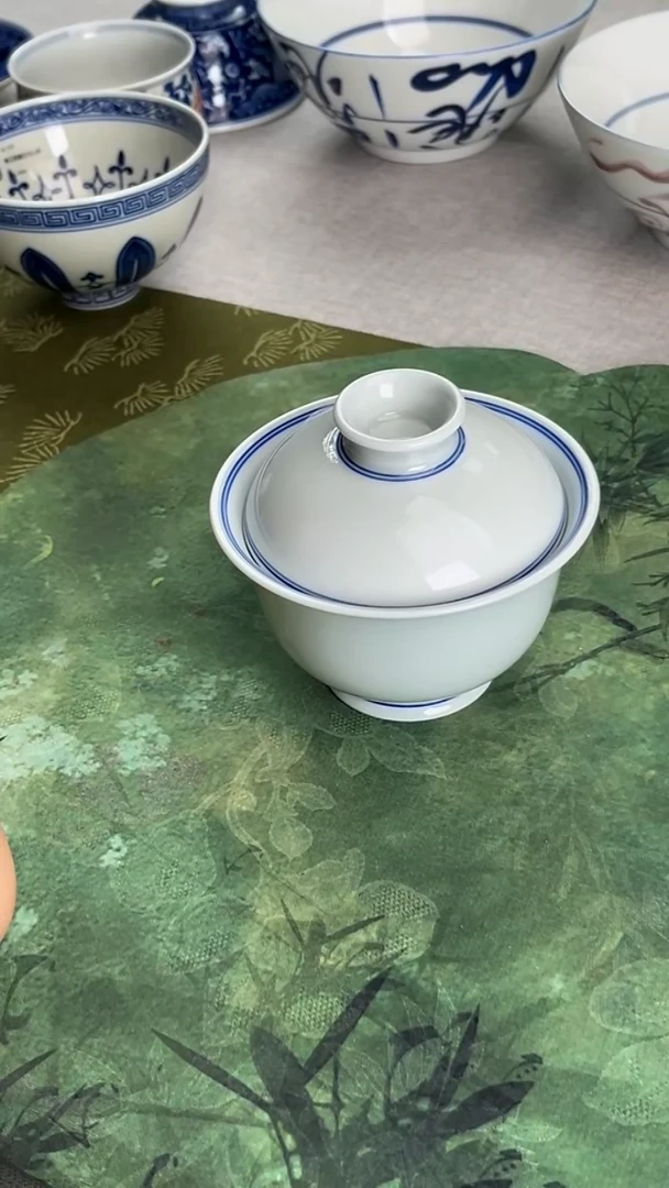 瓷片景德镇毛仔柴窑杯