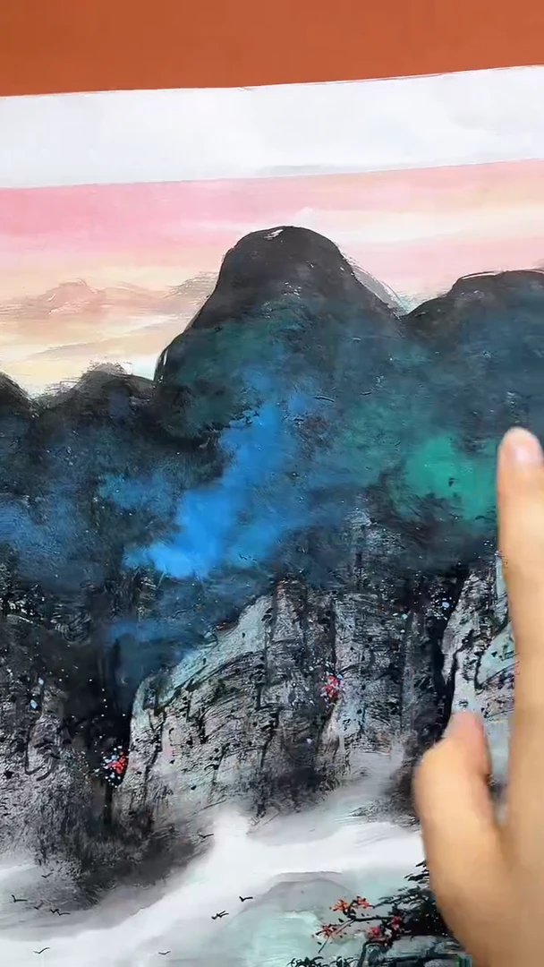 国画郑乐华手绘绘画作品15-50