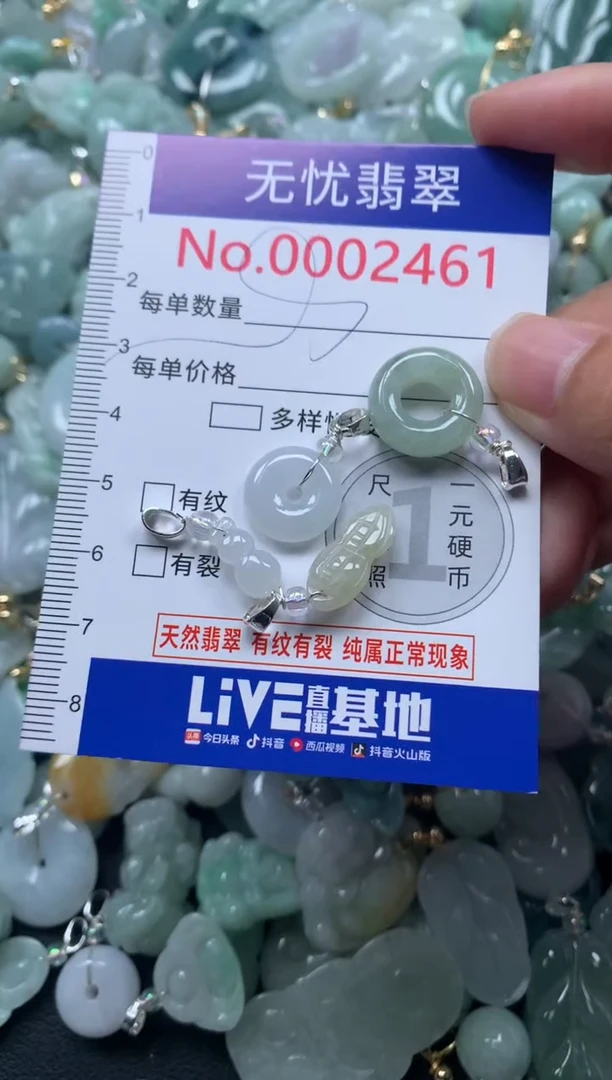 颈饰未镶嵌翡翠2461