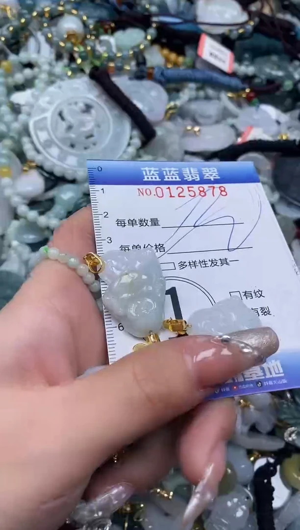 【闪购商品】翡翠颈饰未镶嵌闪购0125878多样性发其一