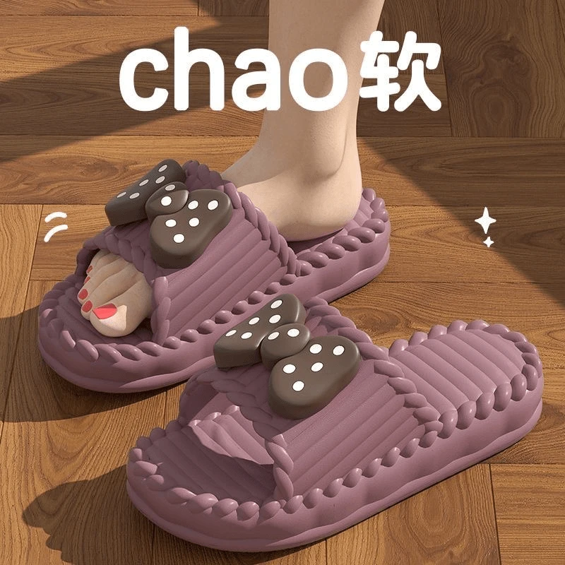 欧若风超软凉拖鞋女款夏季新款厚底居家用室内防滑浴室洗澡宿舍D