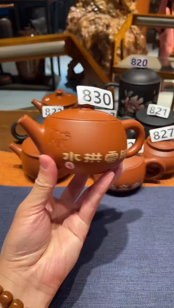 南* 建水紫陶单壶大瑕疵放漏/B 830