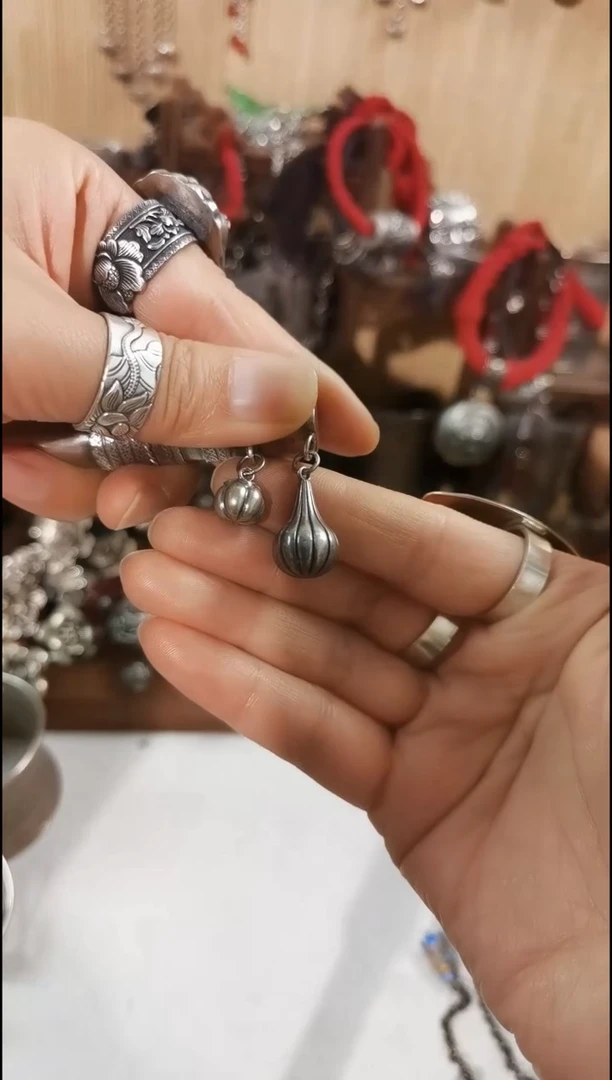 无925银金***?925银小挂件吊坠