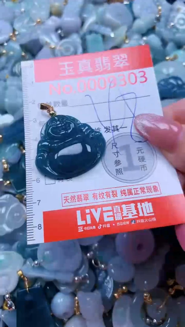 翡翠未镶嵌吊坠(不含链)9303