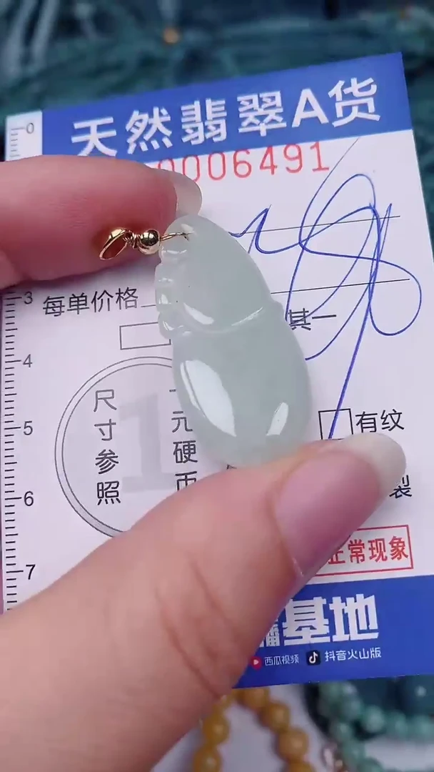 翡翠未镶嵌颈饰00006491
