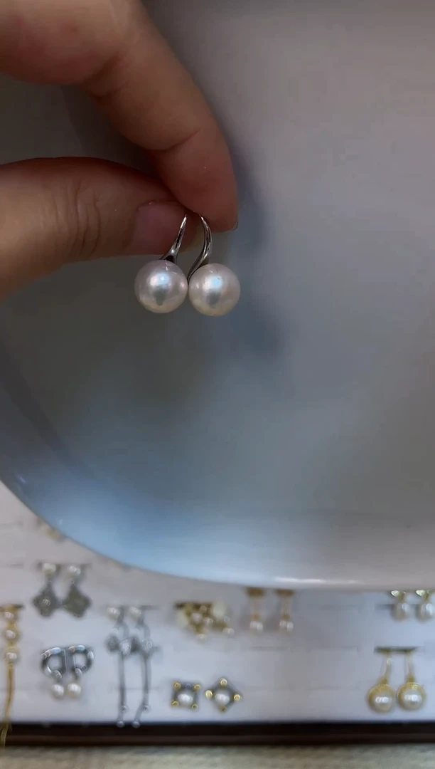 合金耳饰淡水珍珠70