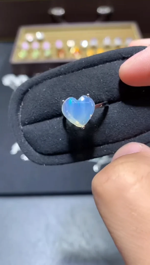 未镶嵌欧泊戒指W36