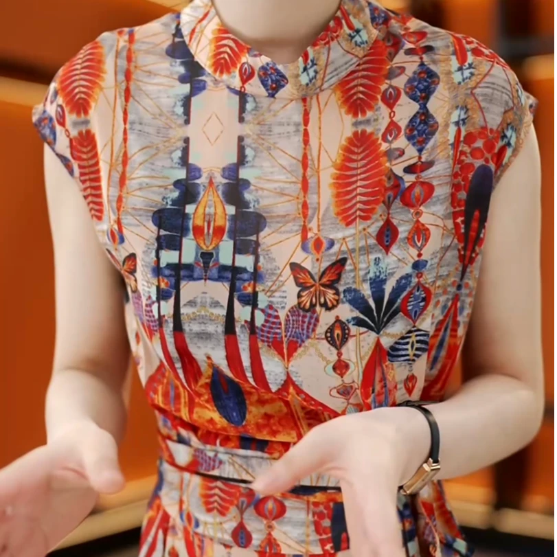 杭州原版正品2025夏季新款显瘦气质奢华连衣裙