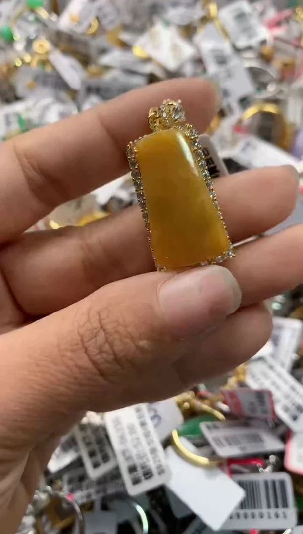 银S925镶嵌戒指翡翠666    6