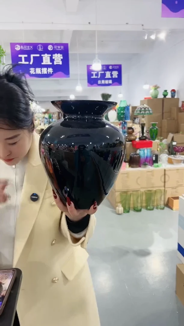 【闪购商品】玻璃XX-花伴你花瓶-微瑕-T7XA