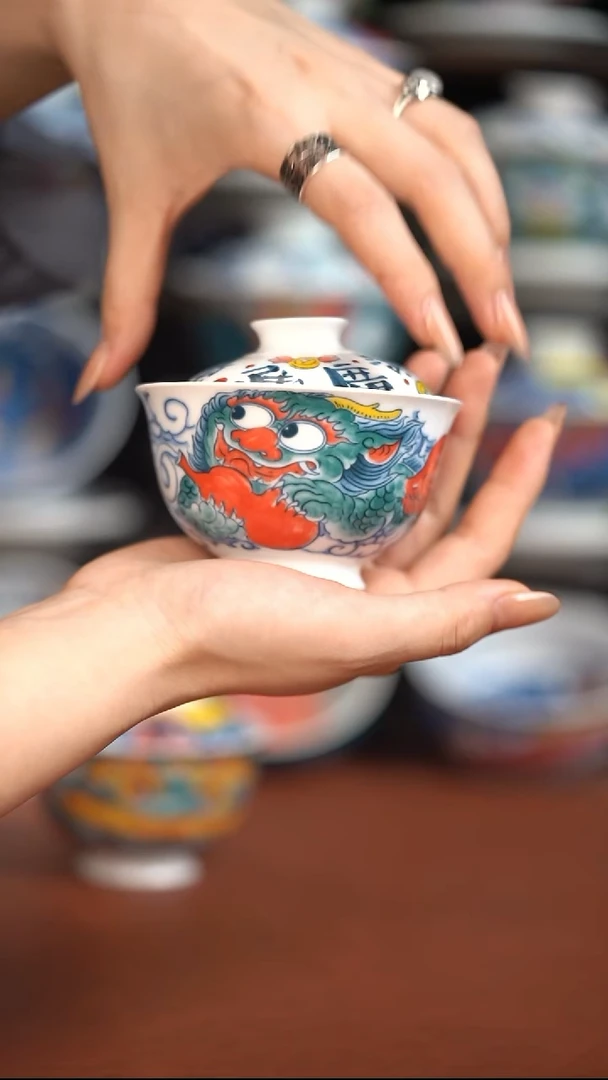 瓷片昨明盖碗（福利价格）