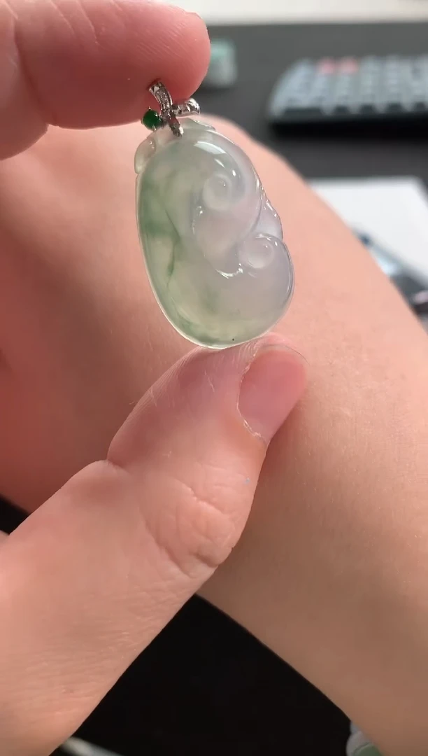 未镶嵌挂件翡翠如意F1786-484