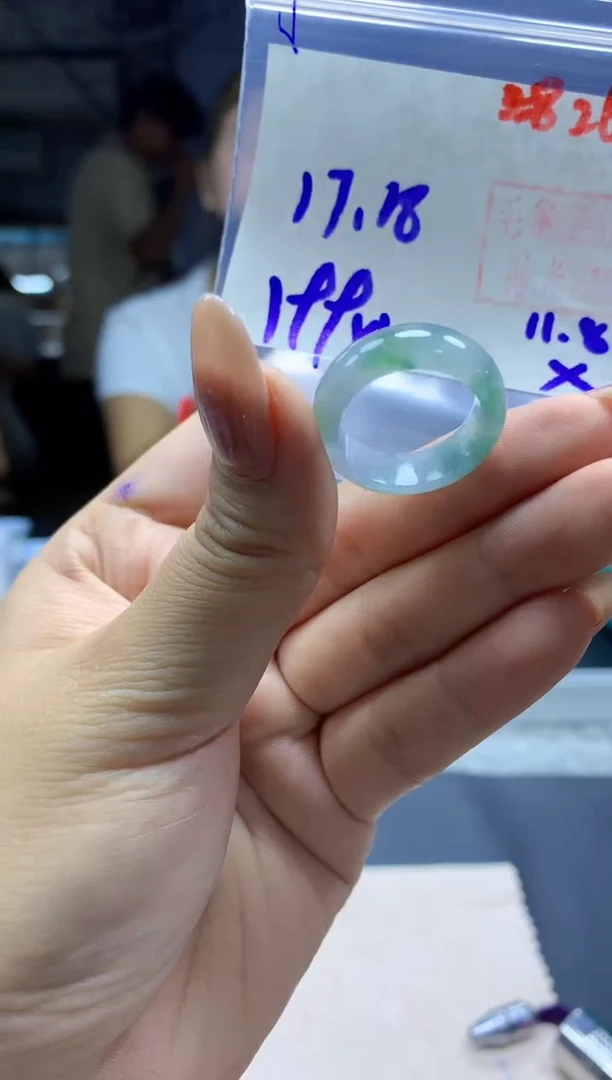 未镶嵌定制翡翠戒圈#199元-毛货需精细抛光