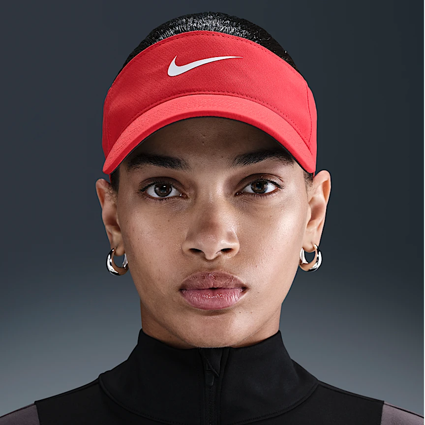 【滔搏联动】NIKE耐克中性大红色速干遮阳帽无顶帽HJ3689-657