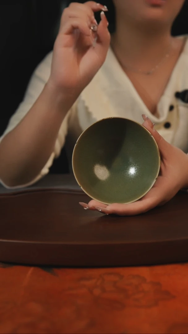 杯子小**志柴烧086 汝州原产地原矿仿古老釉