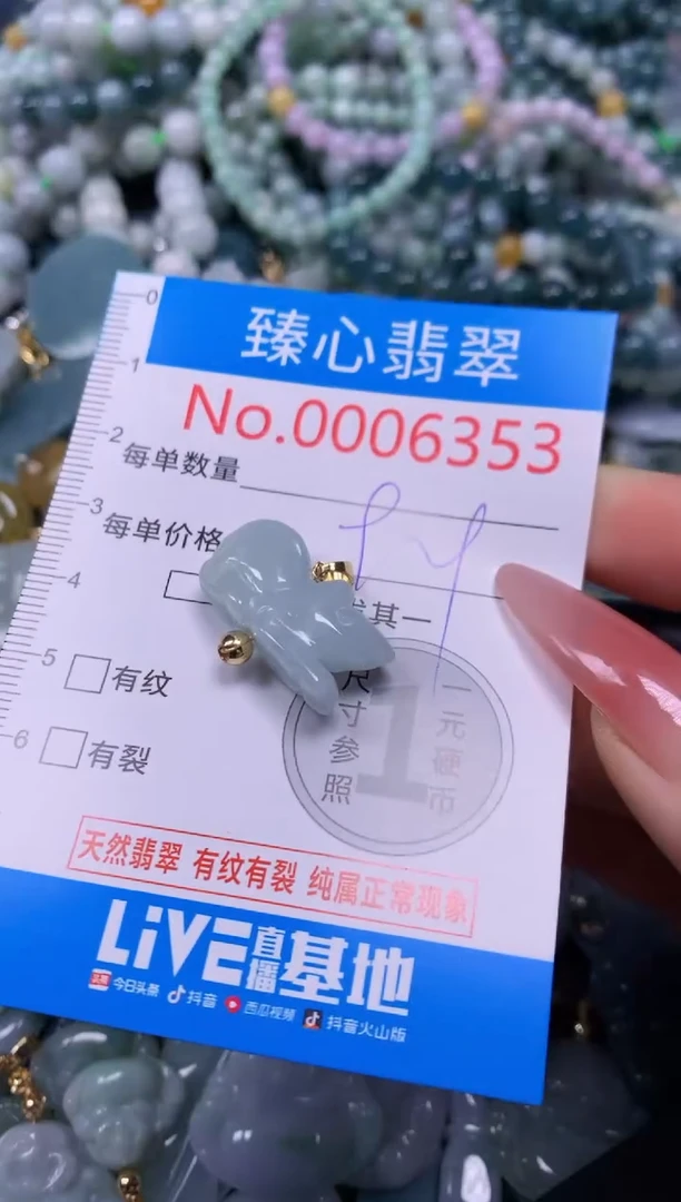 【闪购商品】翡翠颈饰未镶嵌含绳0006353