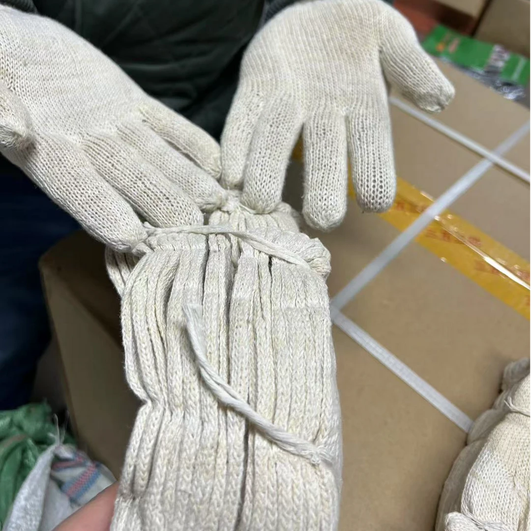 海款螺纹线手套10双装
