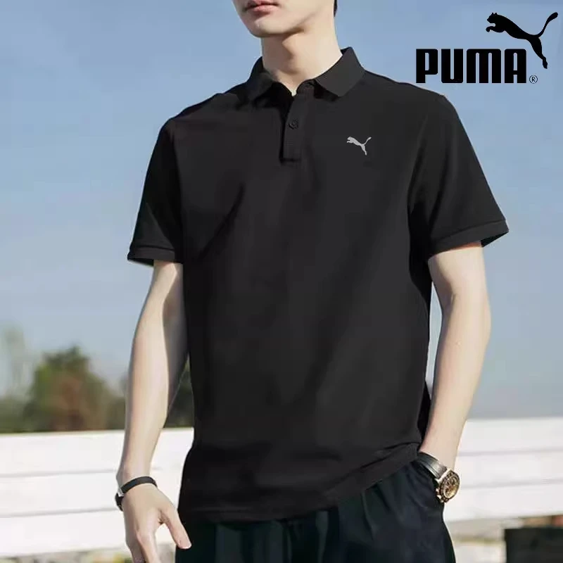 PUMA彪马翻领短袖男装25流光风运动服POLO衫休闲半袖T恤521933
