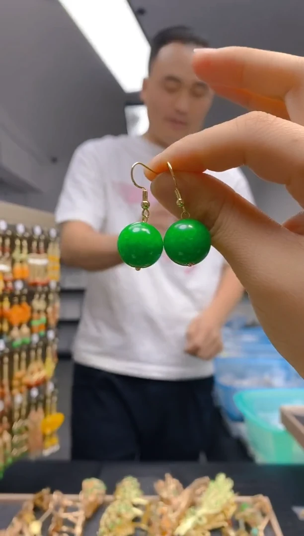 【闪购商品】玛瑙/玉髓耳饰合金027玛瑙饰品