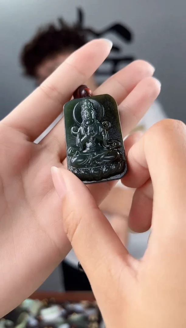 和田玉未镶嵌颈饰拍一发一，多样性发货