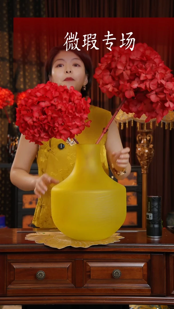 手工艺品琉璃拂穗--胖
