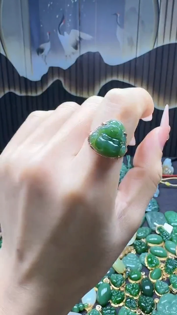 【闪购商品】和田玉挂件银S925镶嵌1