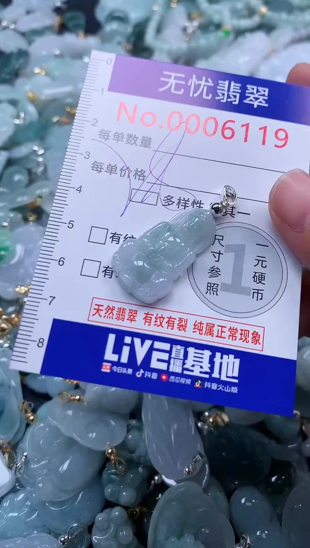 颈饰未镶嵌翡翠6119