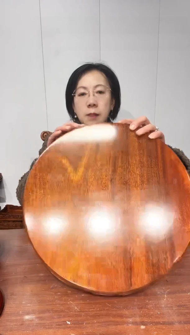 木喜****爱处理款老花圆形38*41*8招财进宝