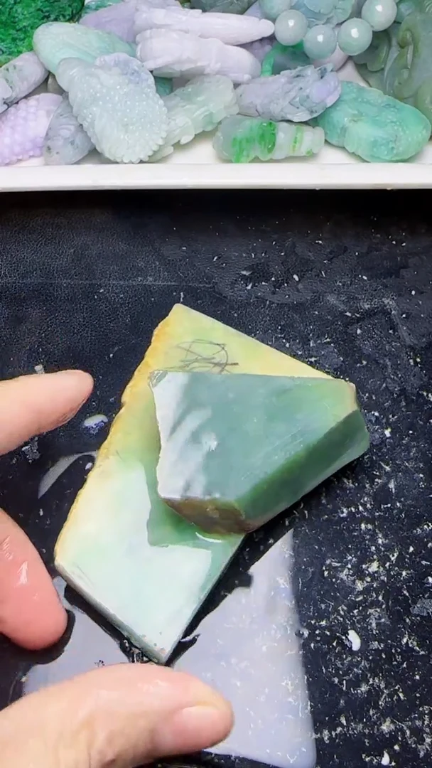 未镶嵌挂件翡翠021