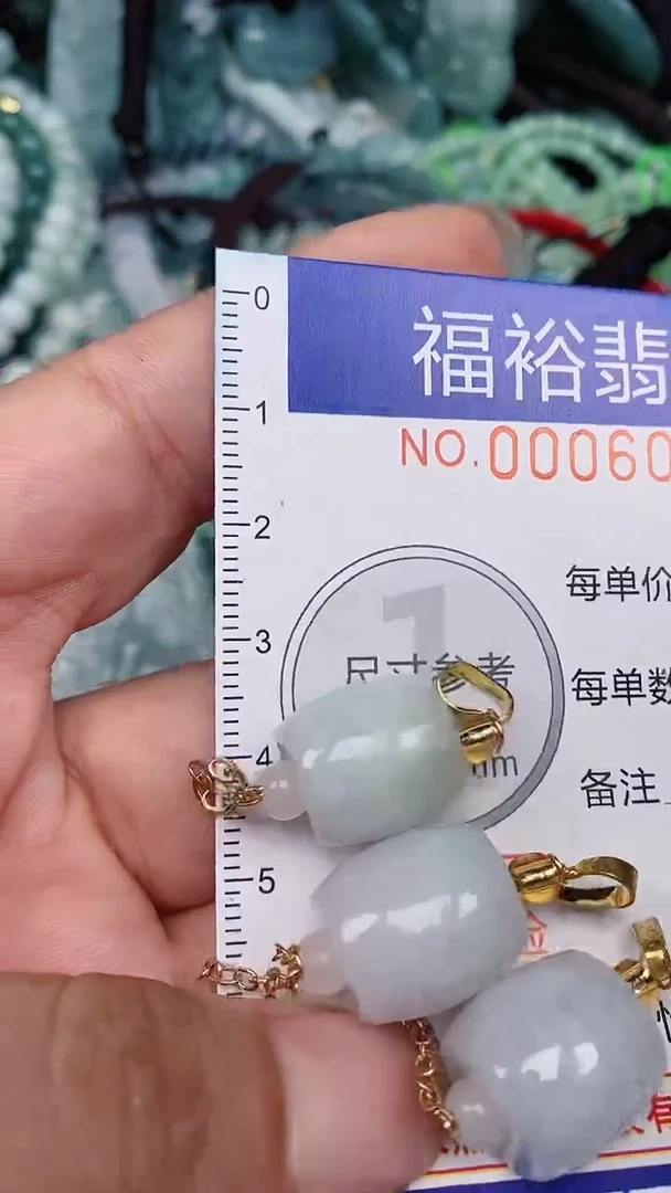 翡翠未镶嵌颈饰...0006008